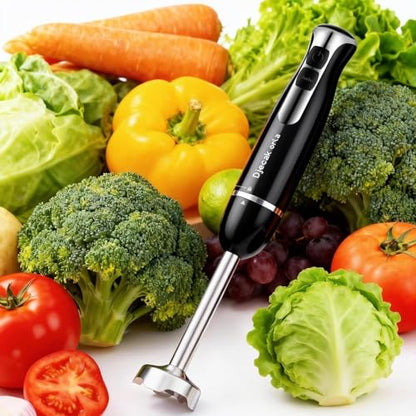 Djecak Orla Upgraded 700W Immersion Hand Blender, Black