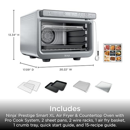 Ninja Prestige Smart XL Pro Cook System, 10-in-1, Stainless Steel, DT551