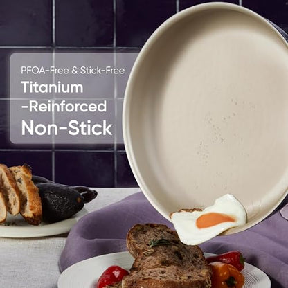 CAROTE 26 Pcs Pots and Pans Set, Nonstick Cookware Sets with Detachable Handle, Purple Dishwasher Safe, Oven Safe, Cookware Non Stick Cooking Set w/Frying Pans & Saucepans(PFOS, PFOA Free)