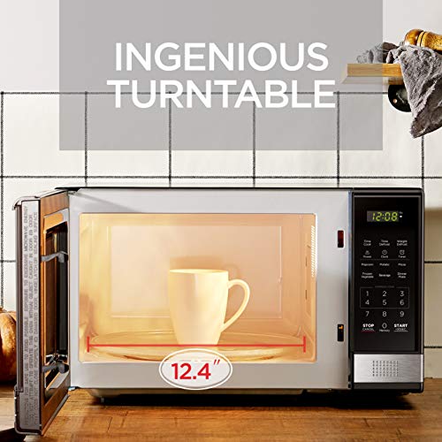 BLACK+DECKER Microwave Oven Countertop, 1.1 Cu.Ft, 1000W, Stainless Steel