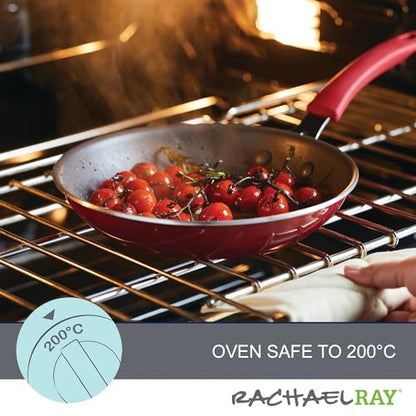 Rachael Ray 14753 11-Piece Nonstick Cookware Set - Red