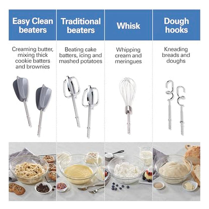 Hamilton Beach 6-Speed Electric Hand Mixer With Easy Clean Beaters