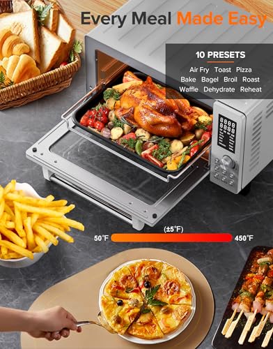 Nuwave Bravo Pro Smart Air Fryer Toaster Oven Countertop Combo