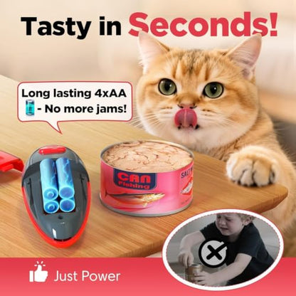 Electric Can Opener, Battery Operated Automatic Can Openers for Seniors