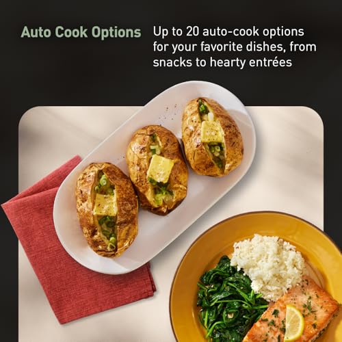 Panasonic HomeChef 4-in-1 Countertop Microwave Air Fryer Combo, Time-Saving 20 Presets + App-Linked Recipes, 1000W 1.2 cu ft Inverter Multi Oven & Convection Tech – NN-CV87QS Stainless Steel
