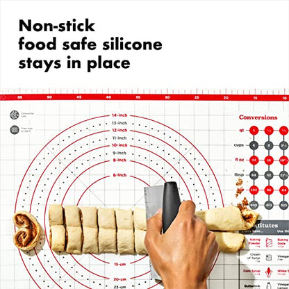OXO Good Grips Non-Slip Silicone Pastry Mat with Built-In Measurements