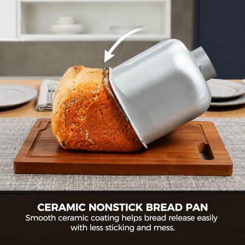 Davivy 3 LB Bread Maker 20-in-1 with Dual Heaters