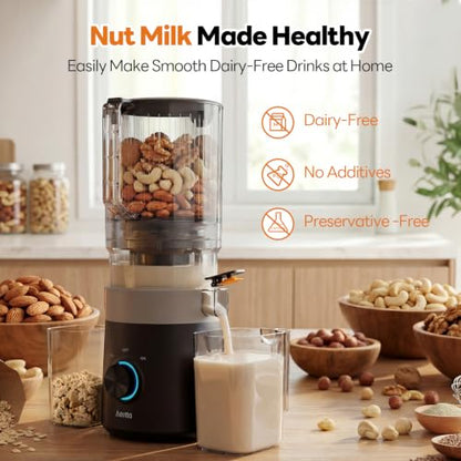 Aeitto 3-in-1 Juicer Machines, 6.0" Wide Mouth, Mesh-Free Easy to Clean