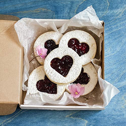 Ultra Cuisine 24pcs Mini Cookie Cutter Shapes Set - 100% Stainless Steel Small Molds To Cut Out Pastry Dough Pie Crust & Fruit - Steel Cutters Cut Tiny Heart Shapes - Bake Like A Pro For A Lifetime
