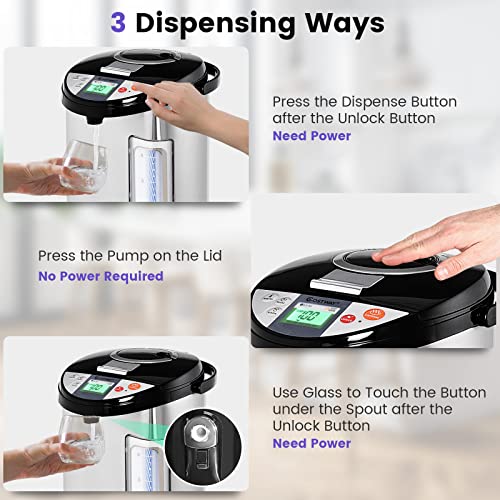COSTWAY Instant Electric Hot Water Boiler and Warmer