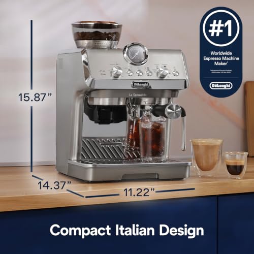 De'Longhi La Specialista Arte Evo Espresso Machine with Coffee Grinder