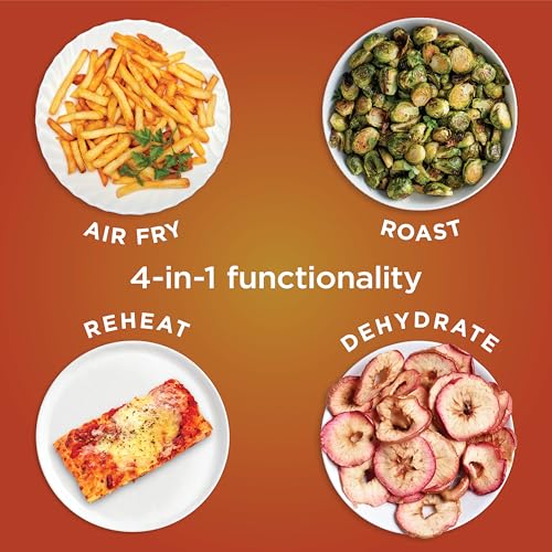 Ninja Air Fryer with Air Crisp | 5 QT Capacity fits up to 4lbs of Fries | 4-in-1 Pro Air Fry, Roast, Reheat, Dehydrate | 400°F Max Temp | 1750 Watts | W/Nonstick Basket & Crisper Plate | Grey | AF141