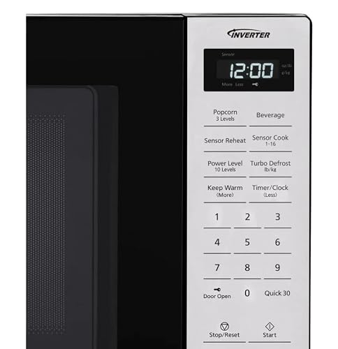 Panasonic 1.2 cu. ft. Inverter Microwave 1250W - NN-SN68QB (Renewed)