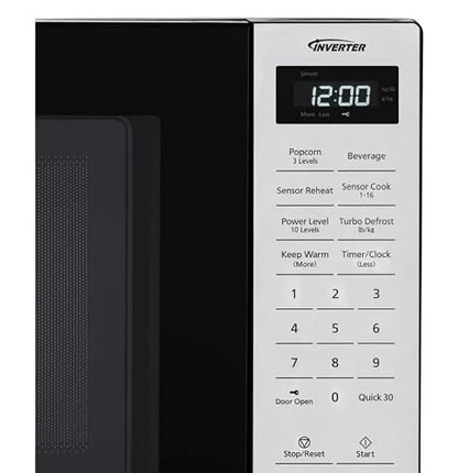 Panasonic 1.2 cu. ft. Inverter Microwave 1250W - NN-SN68QB (Renewed)