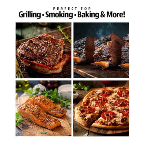 Pit Boss 100% All Natural BBQ Hardwood Pellets for Cooking, Grilling, and Smoking | 40lbs. Wood Pellets for Pellet Grills and BBQ Smokers | Apple Blend