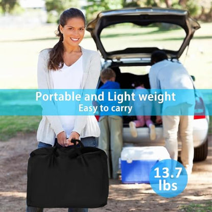 16FT Inflatable Movie Screen Outdoor, Blow up Projector Screen Support Front & Rear Projection for Backyard Outdoor Movie Night Barbecue Pool Party with Blower and Carry Bag