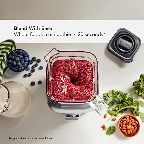 KitchenAid K400 Variable Speed Blender with Tamper - KSB4028 - Contour Silver
