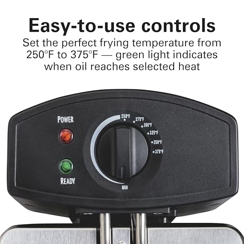 Hamilton Beach 3 Liter Family Style Electric Deep Fryer With Basket