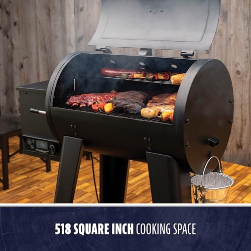 Pit Boss 500FB2 Pellet Grill, Matte Black - 11086