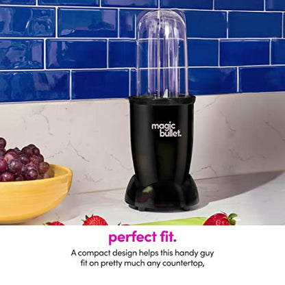 magic bullet® Personal Blender, 22 oz Cup, 250 Watt, Black, MBR-1101AK