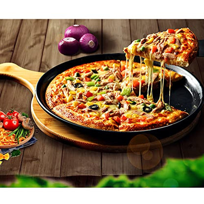 ODDIER 14inch Nonstick Pizza Pan，Carbon Steel Baking Oven Pizza Tray Pie Pans