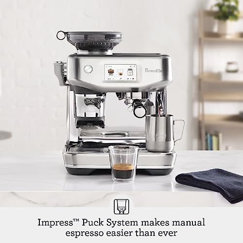 Breville Barista Touch Impress Espresso Machine BES881BTR, Black Truffle
