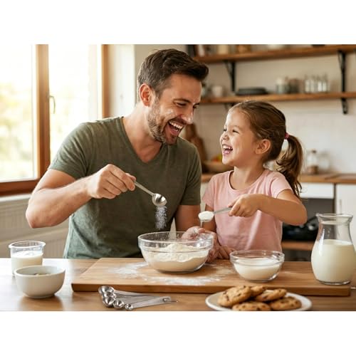 Measuring Spoons, 13 PCS Stainless Steel Measuring Spoons Set Includes Teaspoon & Tablespoon, Metal Measuring Spoons for Dry & Liquid Ingredients, Mini Measuring Spoon Set for Cooking and Baking