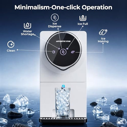 Nugget Ice Maker Countertop Gen 2, Auto Dispenser Machine