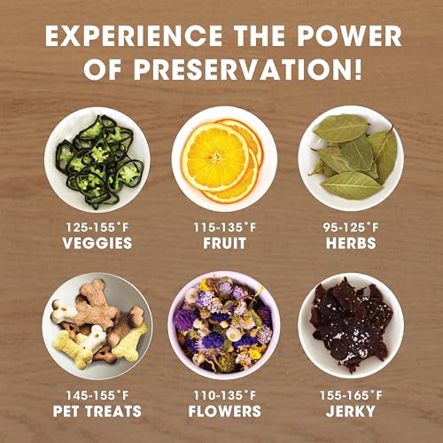 Excalibur Food Dehydrator 8-Tray for Jerky, Fruit, Vegetables, Herbs, Pet Treats, 7.2 Cu Ft Drying Space with Adjustable Temperature Control and 80 hour digital timer, 8-Tray, Stainless Steel