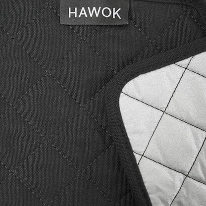 HAWOK 6 Piece Stove Set, Potable Cast Iron Charcoal Grill Stove with 1QT Dutch Oven, with Multipurpose Lid, Five-Leg Buffet Tray, Multipurpose Mini BBQ Stove Set