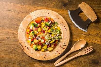 Delux Pizza Stone Set with Pizza Cutter Pizza Server, 13inch Ceramic Baking Stone for Oven and Grill with Metal Handle Rack,Quick Baked n Serving Pizza in Home n Outdoor