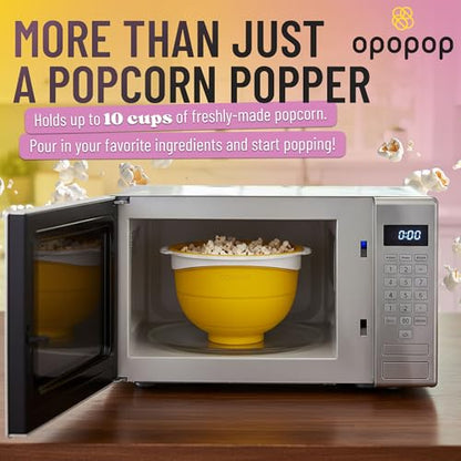 Opopop Silicone Popcorn Popper - Collapsible Microwave Popcorn Maker