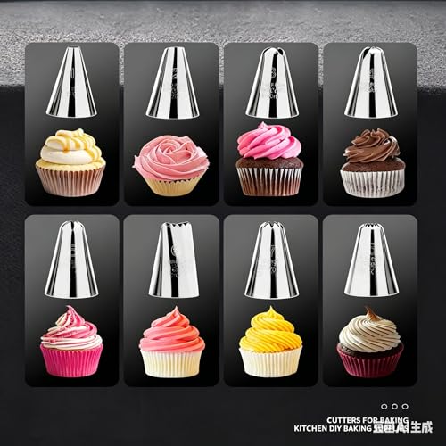 BBEK Stainless Steel Cookie Press Gun for Baking | cookie gun for baking with Butter Spritz Tips | Professional Baking Equipment for Home Bakers