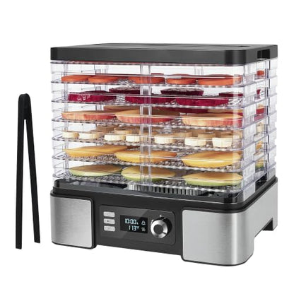 Food Dehydrator Machine with 7 BPA-Free Trays for Jerky, Fruit & Herbs