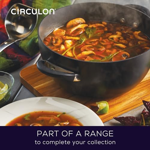 Circulon Symmetry Hard Anodized Nonstick Cookware, Cooking Pots, Induction Pots and Pans Set, 11-Piece, Black