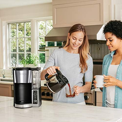 Ninja (Refurbished) 12-Cup Programmable Brewer CE251 Coffee Maker, 60 oz, Black/Stainless Steel (Renewed)