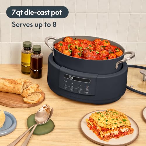 bella Multi 10-in-1 7qt MultiCooker, Non-Toxic, Nonstick Coating, Slate