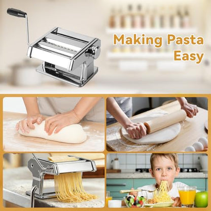 Manual Pasta Maker Machine & Noodle Maker