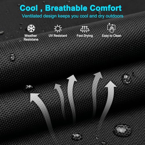 ABORON Tanning Chair, 5-Position Padded Folding Chaise Lounge