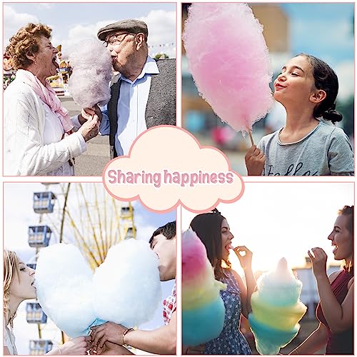 ROVSUN 21 Inch Cotton Candy Machine Commercial, Candy Floss Maker Electric Cotton Candy Maker w/Stainless Steel Bowl, Sugar Scoop and Large Storage Drawer for Home Party Carnival