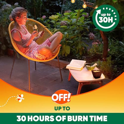 OFF! Backyard Citronella Scented Candle, Ambiance Enhancing Centerpiece, Burns for up to 25 Hours, 16 oz ( Pack of 2)