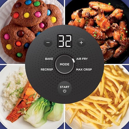 Ninja Crispi Glass Air Fryer, 4-in-1, Frosted Lilac, FN101PR