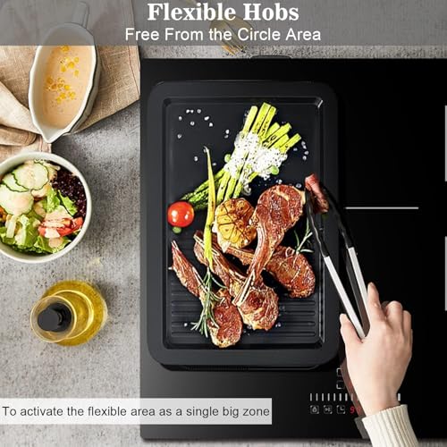 Karinear 24 Inch Induction Cooktop 3 Burners, Built-in Induction Stovetop