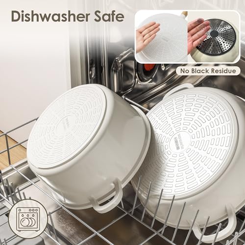 SENSARTE 17Pcs Ceramic Nonstick Cookware Set Non-toxic Healthy Pots and Pans Set Ceramic Kitchen Cooking Frying Pans with Stay-cool Handle, PFAS/PTFE/PFOA Free, Dishwasher Safe, Induction Compatible
