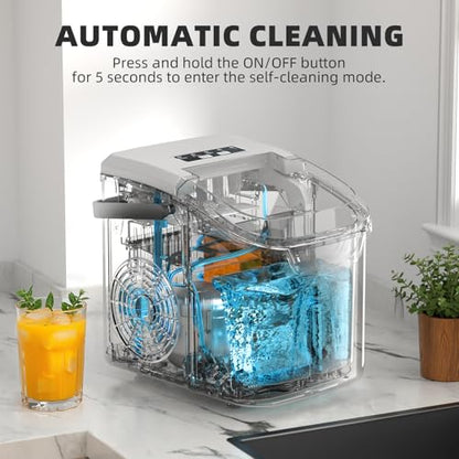 Antarctic Star Countertop Ice Maker, Portable Ice Machine
