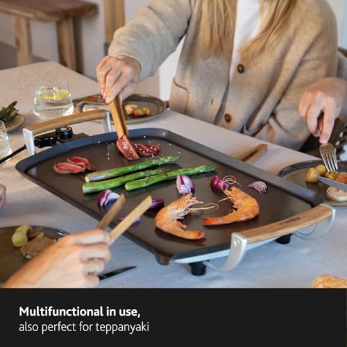 BOSKA Large Electric Griddle Pro – Electric Griddle with Large Nonstick Cooking Surface - Adjustable Heat up to 420°F and PFOA and PFAS-Free – 14 x 22 inch