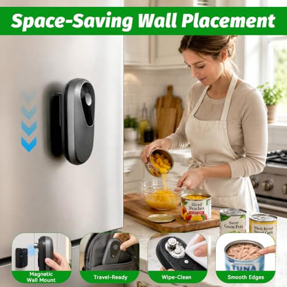 YitaiElite Electric Can Opener Automatic Hands-Free with Smooth Edge