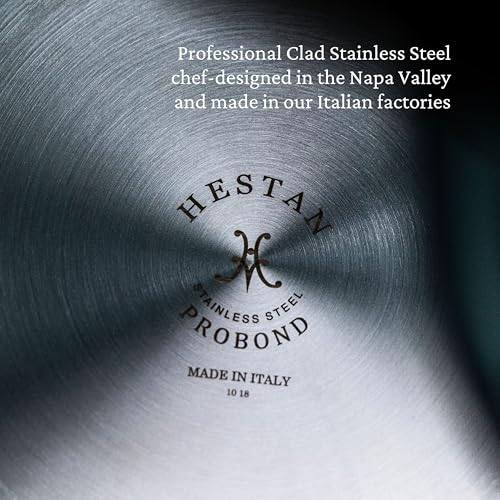 ProBond Forged 3.5-Quart Professional Clad Stainless Steel Sauté Pan with Lid