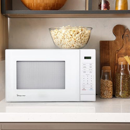 1.1 cu. ft. Countertop Microwave Oven in White