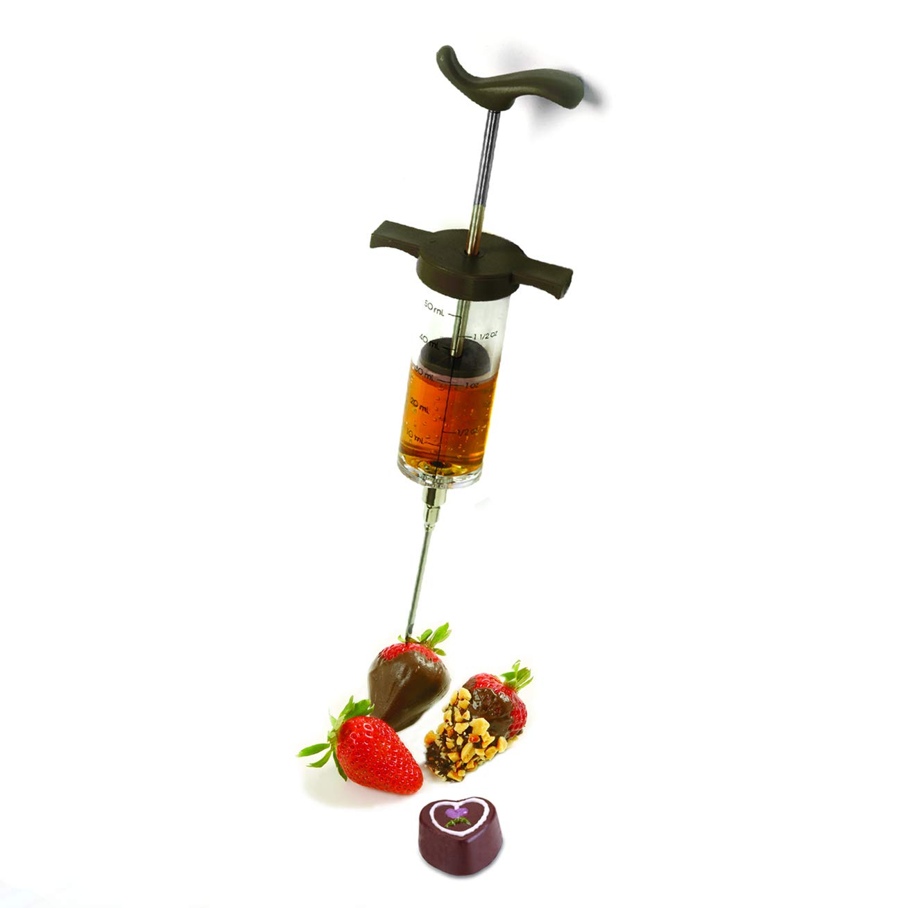 Norpro Deluxe Marinade Injector, 1 EA, Red